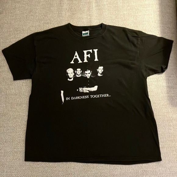 Vintage AFI Cinder Block Band Tee XL - Picture 1 of 3
